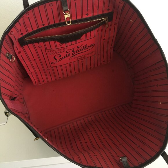 Louis Vuitton Neverfull GM Damier Authentic Tote Bag Brown Canvas with Dust Bag - Picture 5 of 16